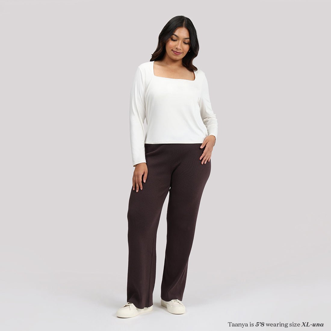 All Day Cotton Ribbed Pants - BlissClub