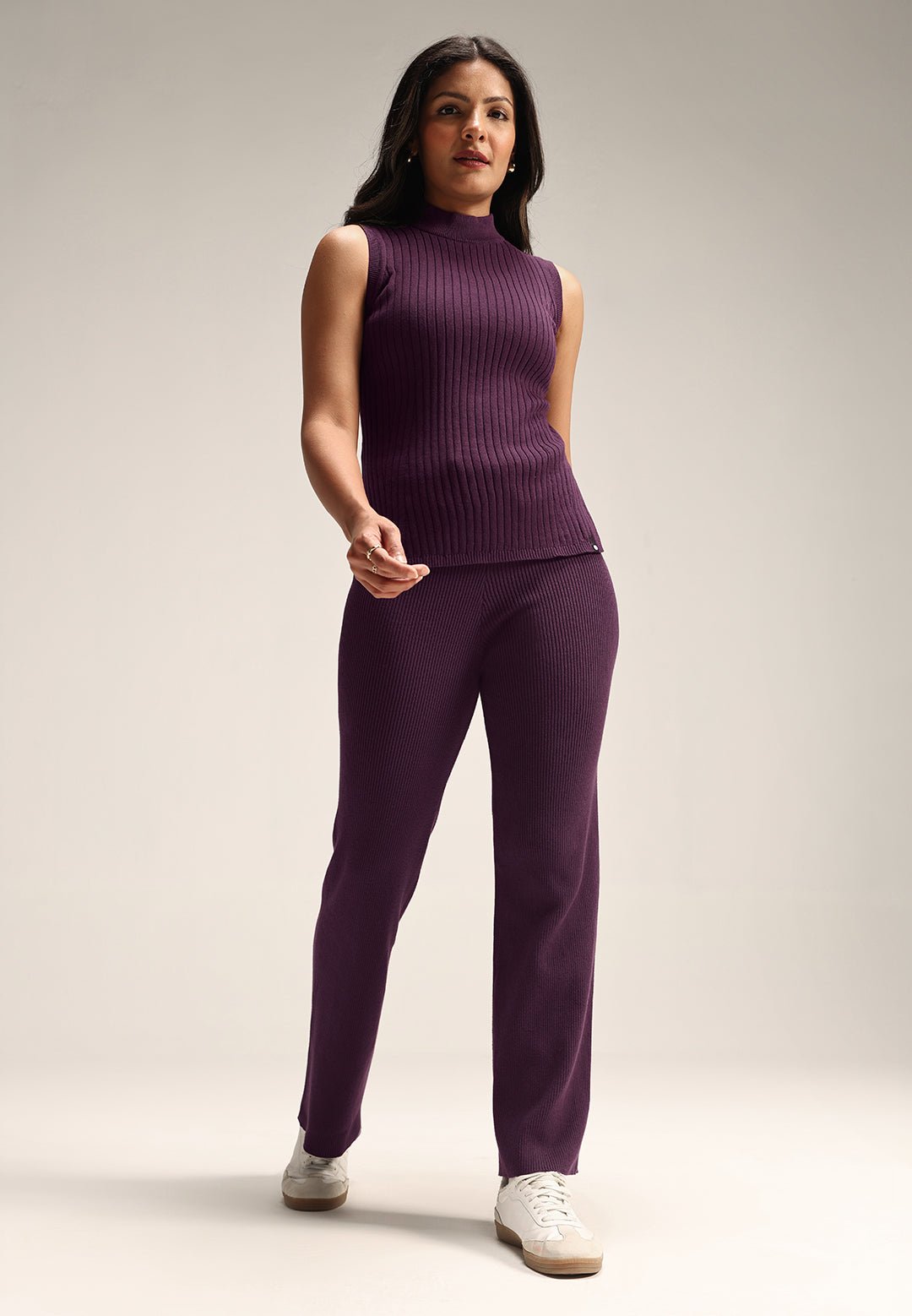 All Day Cotton Ribbed Pants - BlissClub