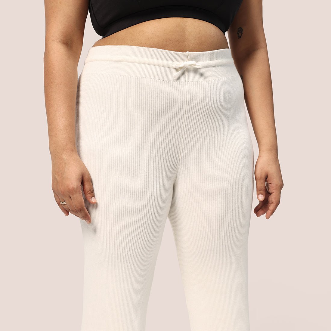 All Day Cotton Ribbed Pants - BlissClub