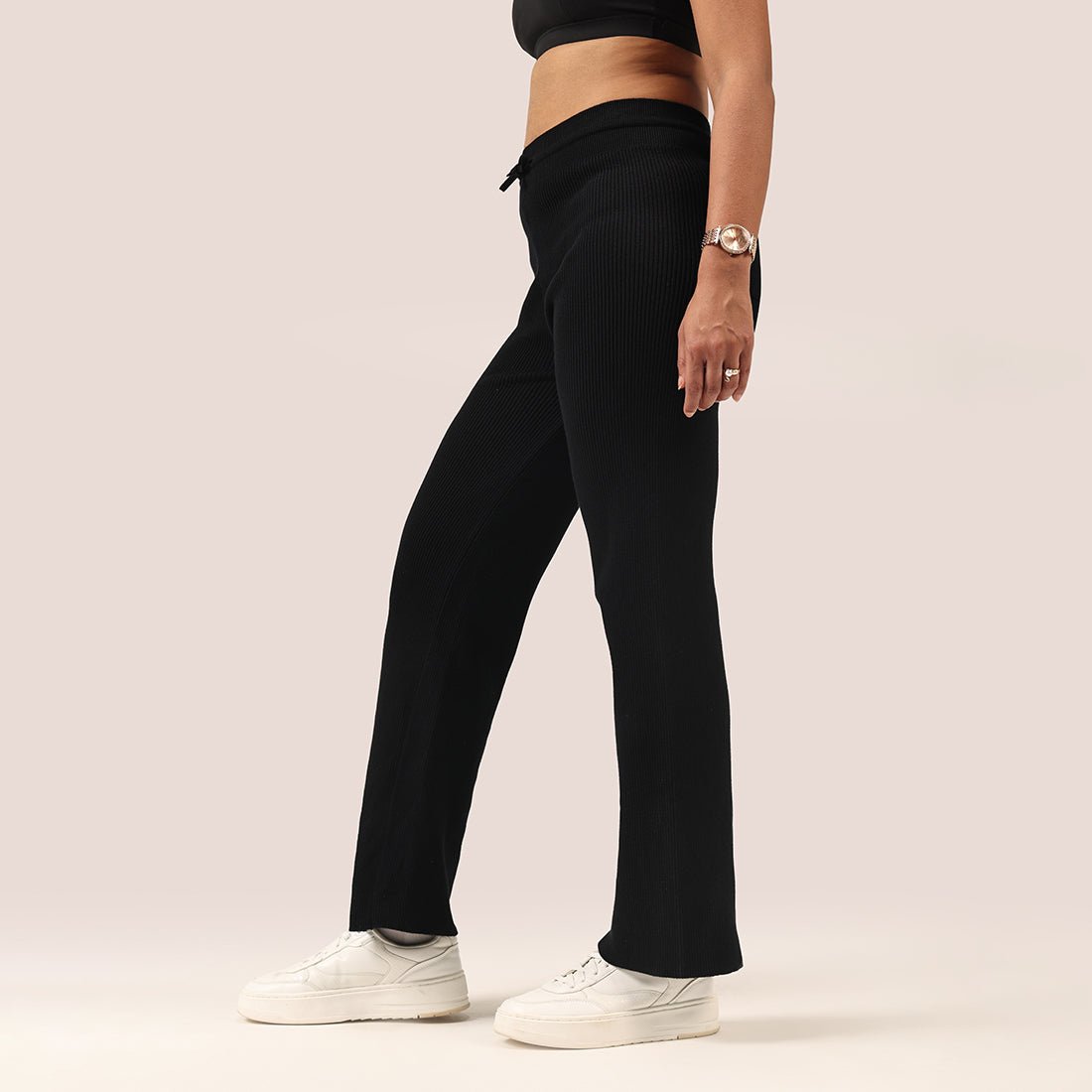 All Day Cotton Ribbed Pants - BlissClub