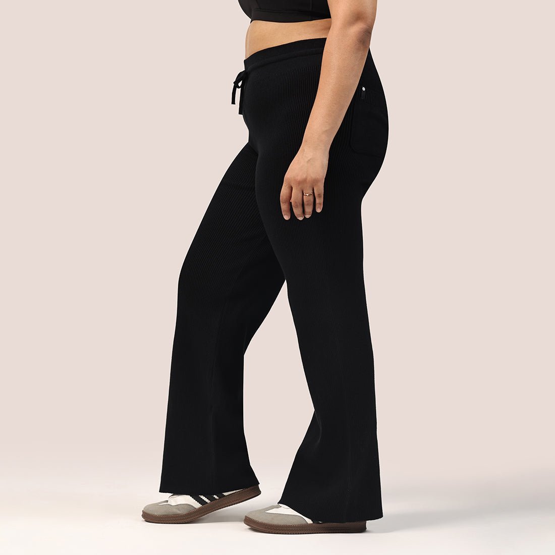 All Day Cotton Ribbed Pants - BlissClub