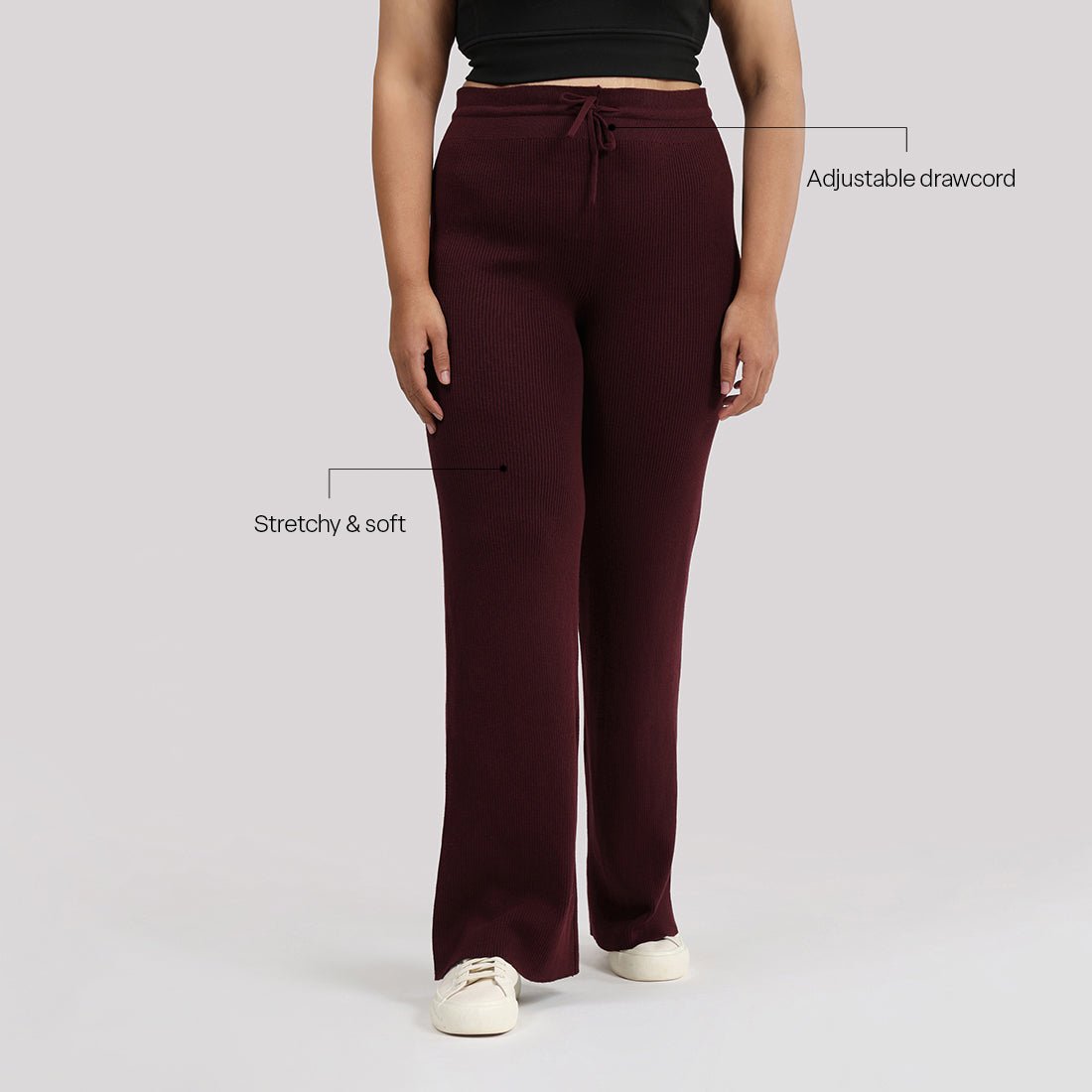All Day Cotton Ribbed Pants - BlissClub