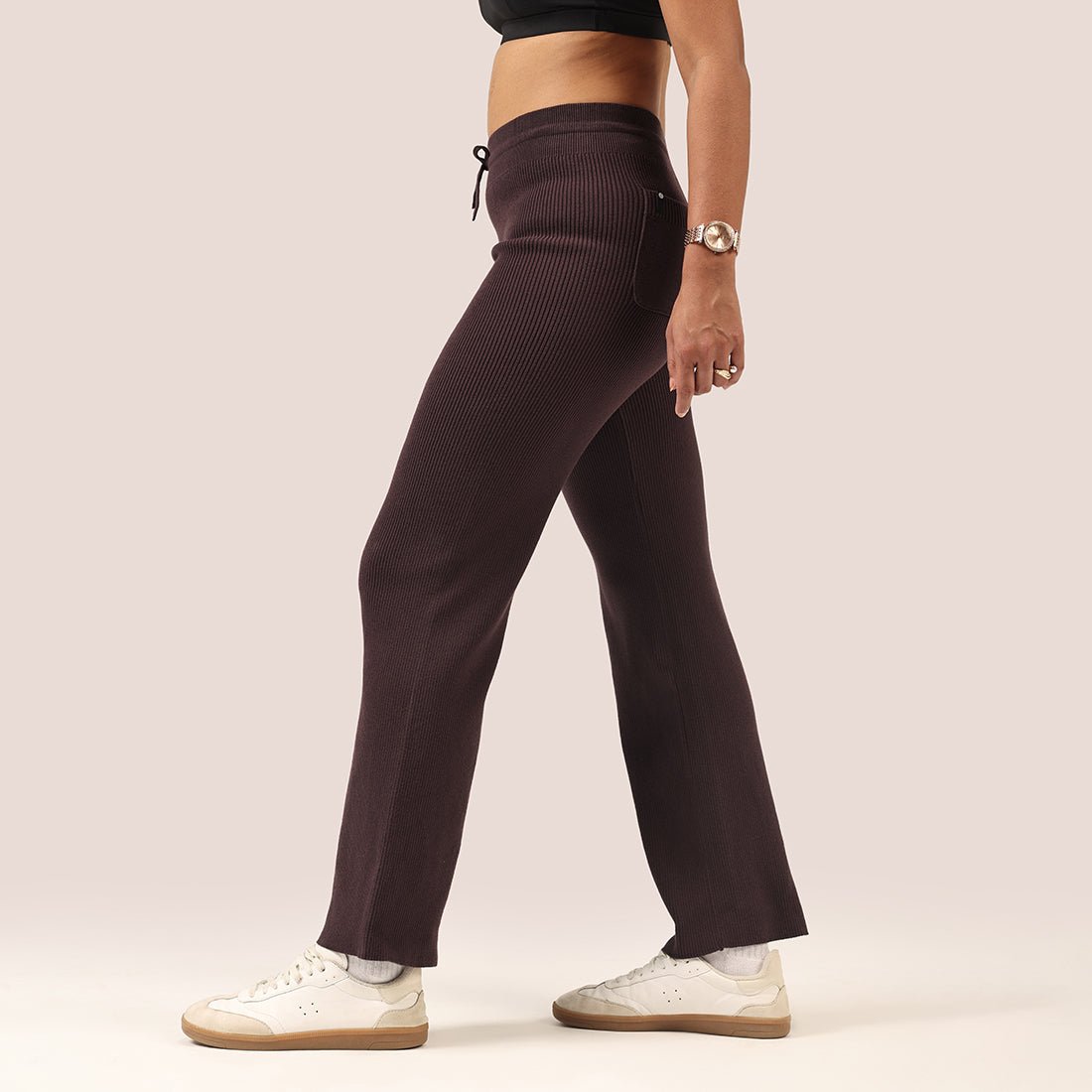 All Day Cotton Ribbed Pants - BlissClub