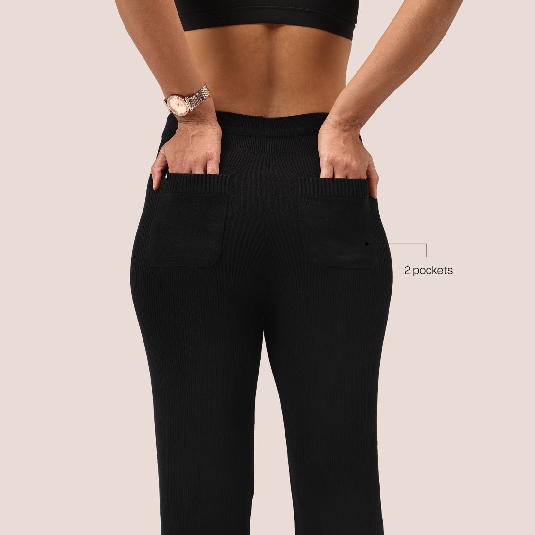 All Day Cotton Ribbed Pants - BlissClub