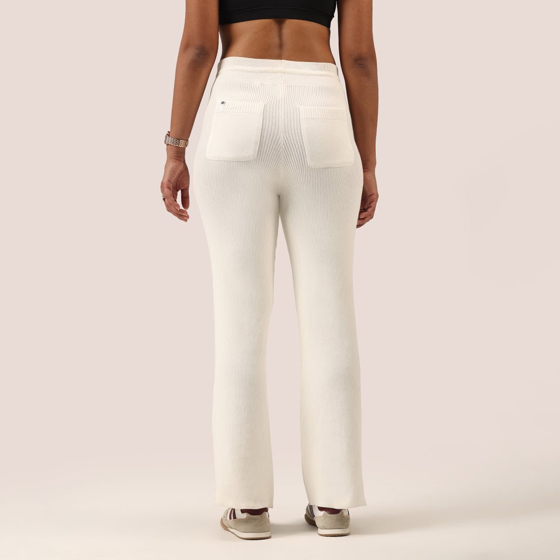 All Day Cotton Ribbed Pants - BlissClub