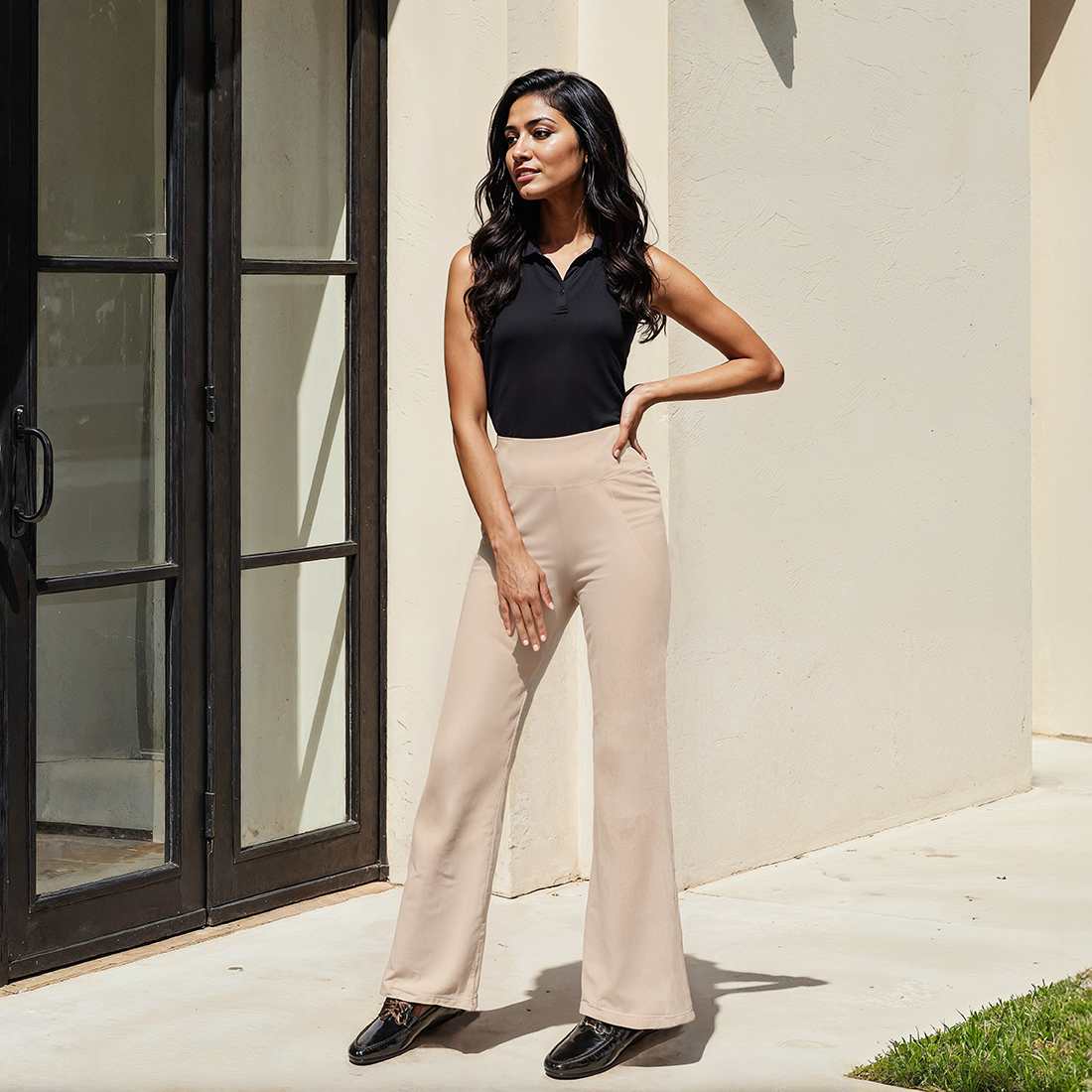AM:PM Cotton Flare Pants Tall
