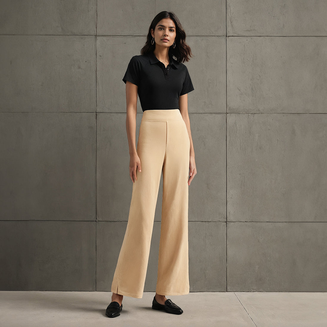 AM:PM Air Flare Trousers - Cotton