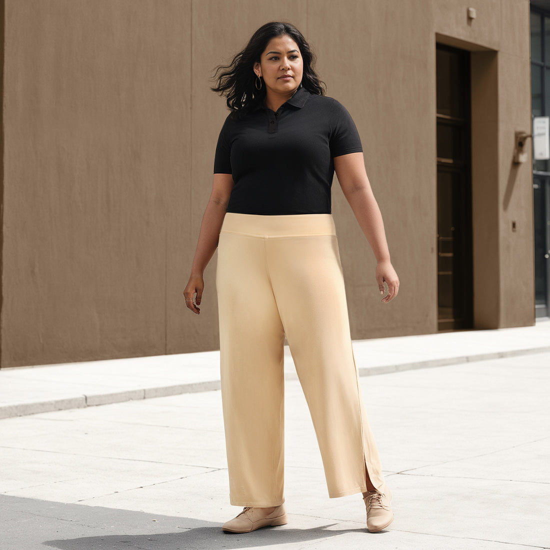 AM:PM Air Wide Trousers - Cotton