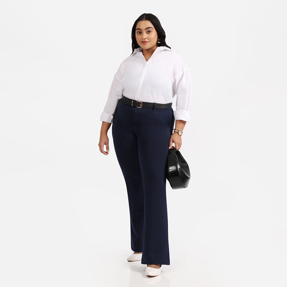 AM:PM Air Flare Trousers - Cotton Tall - BlissClub