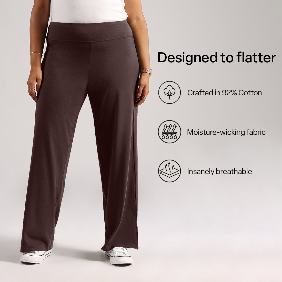 AM:PM Air Wide Trousers - Cotton - BlissClub