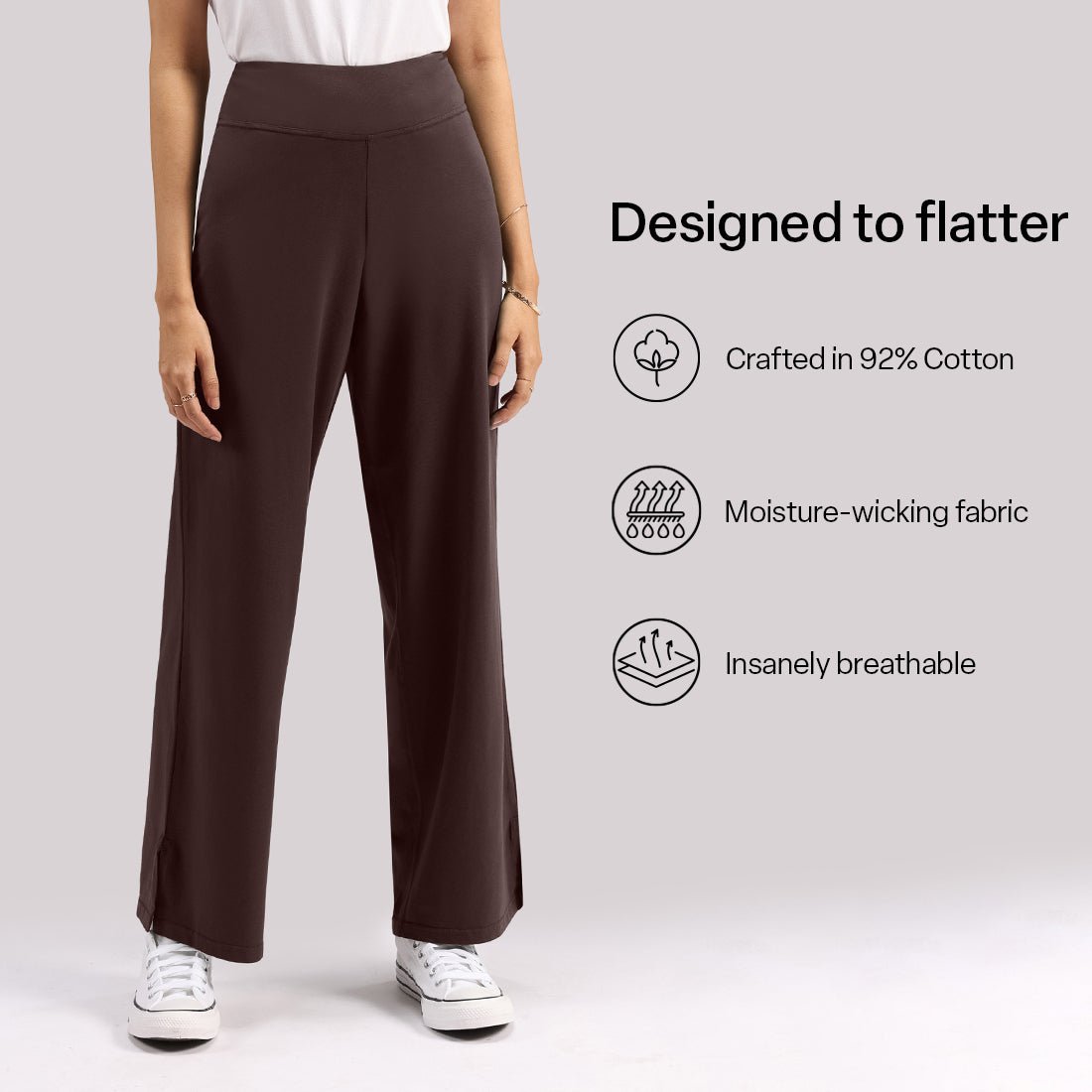 AM:PM Air Wide Trousers - Cotton - BlissClub
