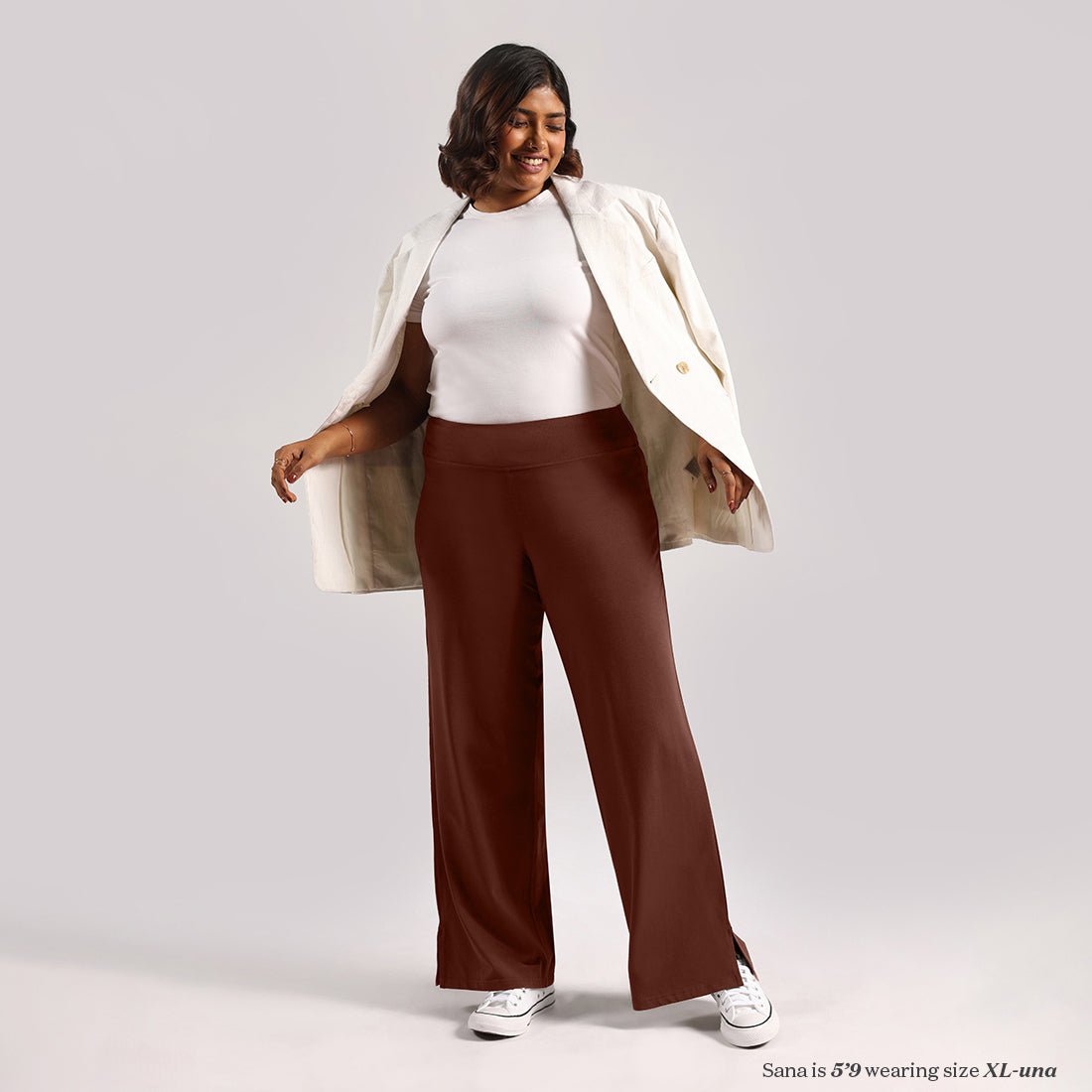 AM:PM Air Wide Trousers - Cotton Tall - BlissClub
