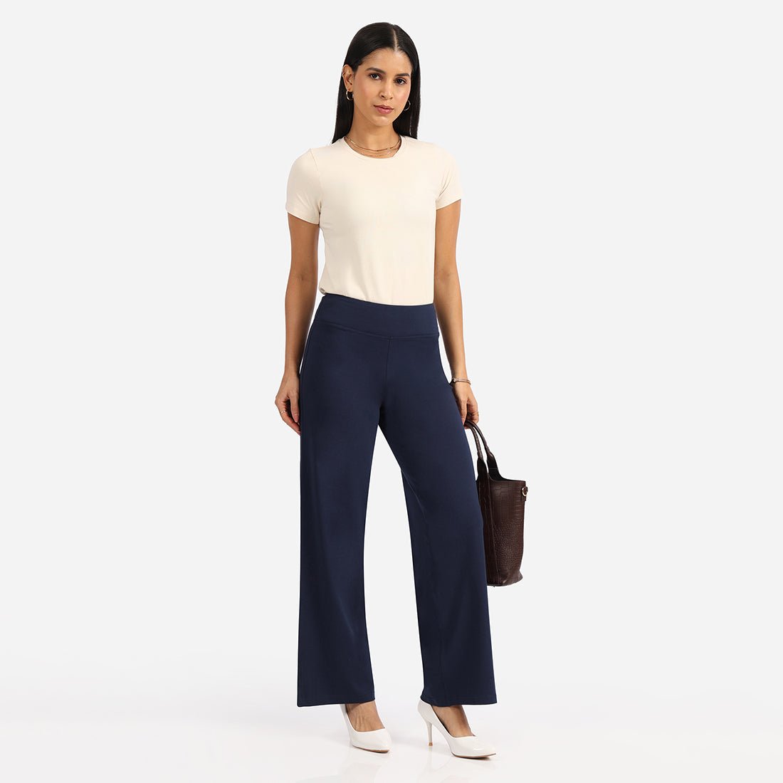 AM:PM Air Wide Trousers - Cotton Tall - BlissClub