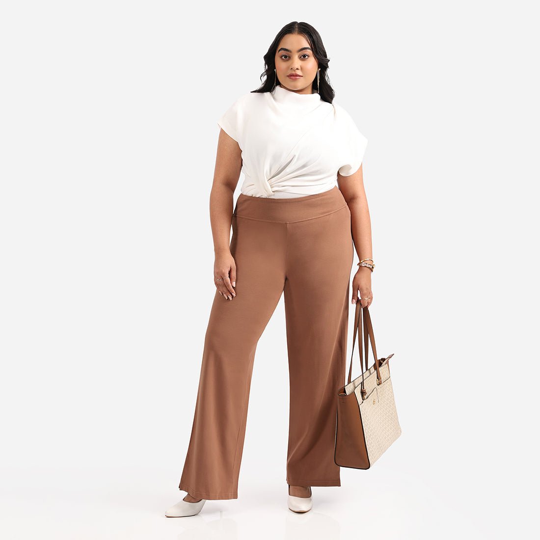 AM:PM Air Wide Trousers - Cotton Tall - BlissClub