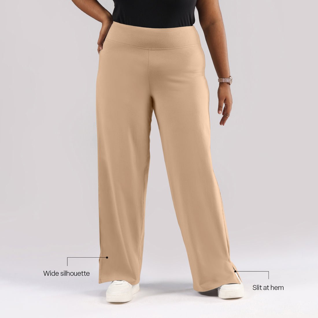 AM:PM Air Wide Trousers - Cotton Tall - BlissClub