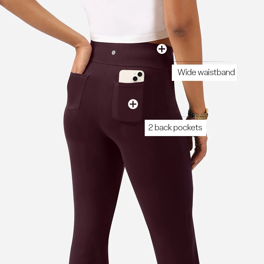 AM:PM Cotton Flare Pants - BlissClub