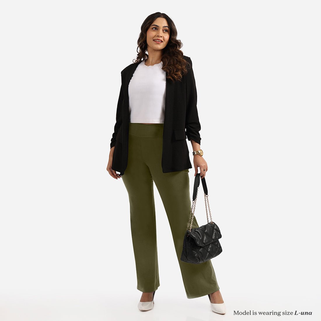 AM:PM Cotton Flare Pants - BlissClub