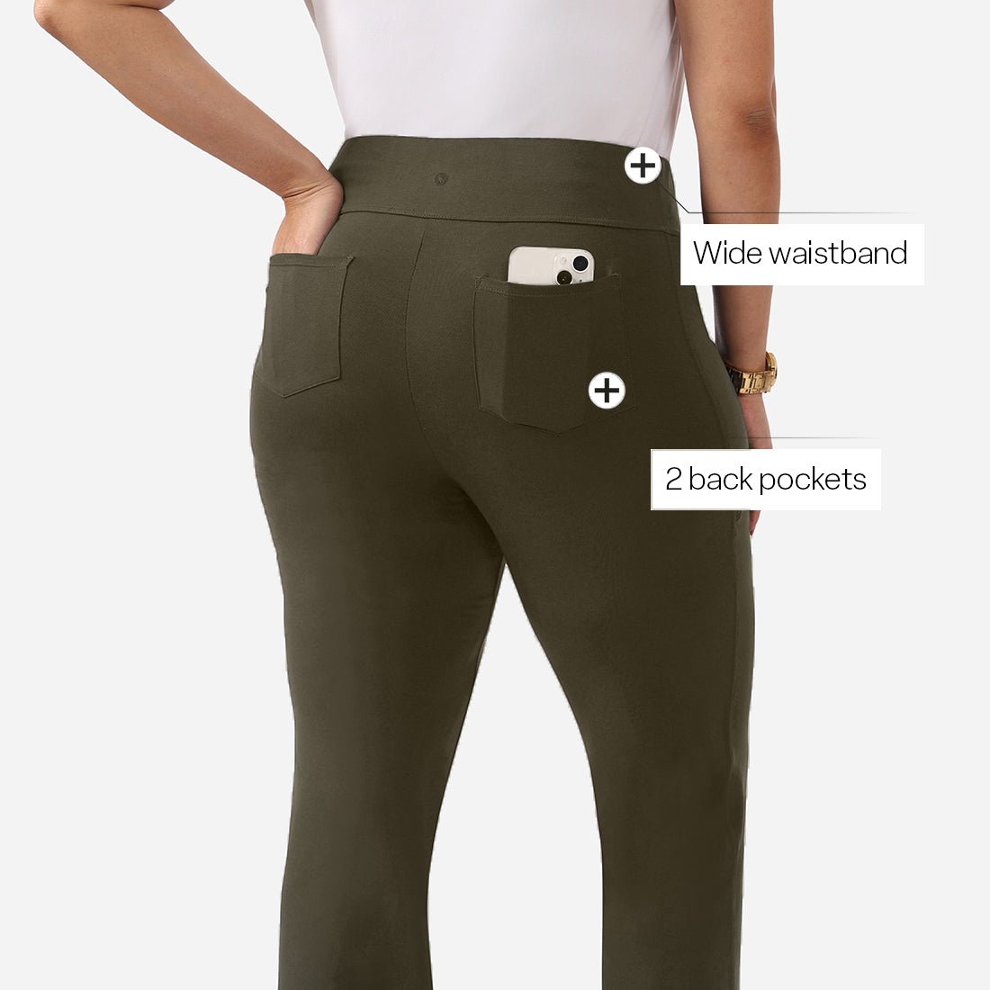 AM:PM Cotton Flare Pants - BlissClub