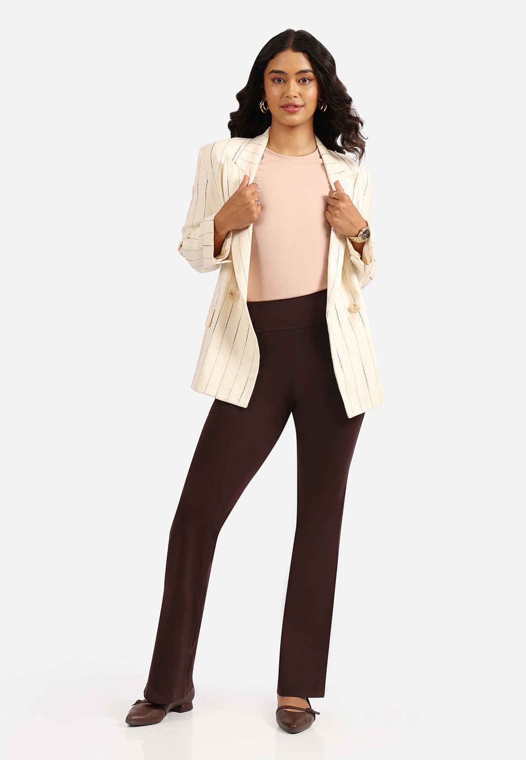 AM:PM Cotton Flare Pants - BlissClub