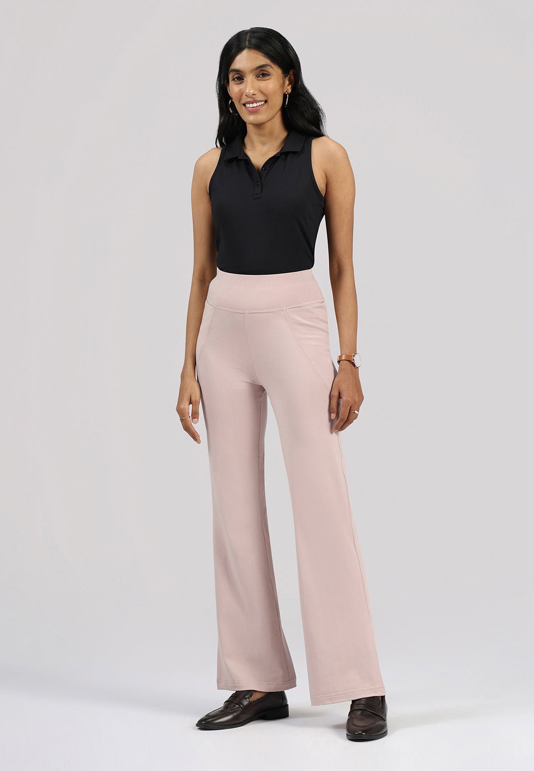 AM:PM Cotton Flare Pants - BlissClub