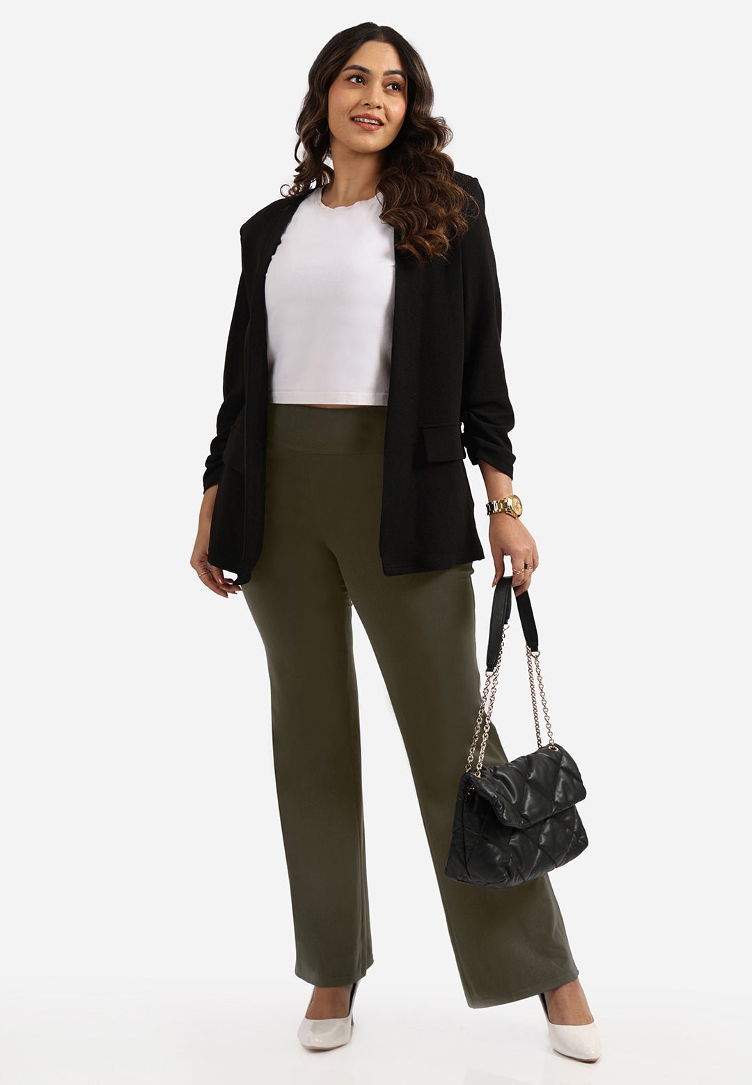 AM:PM Cotton Flare Pants - BlissClub