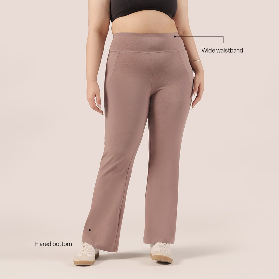 AM:PM Cotton Flare Pants - BlissClub