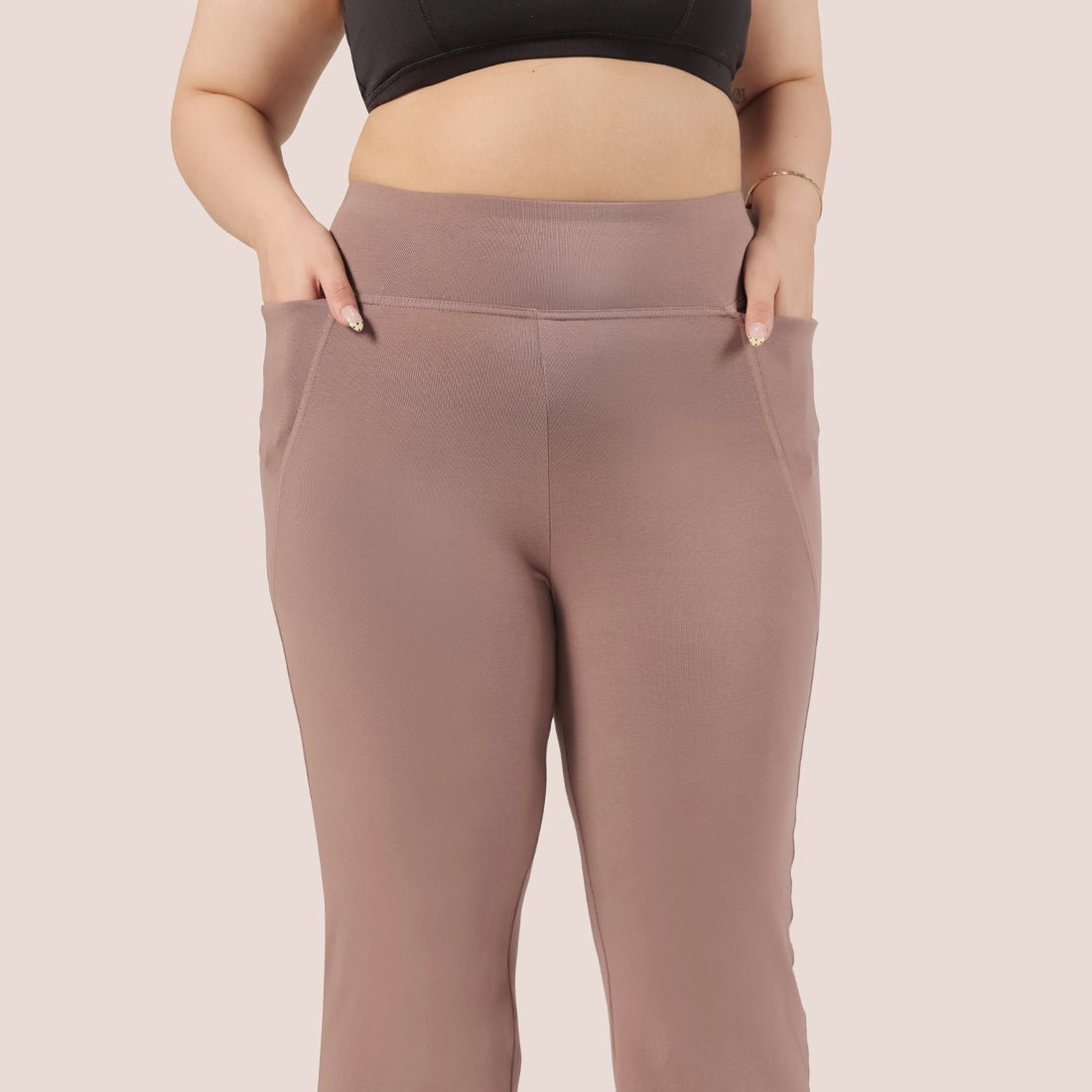AM:PM Cotton Flare Pants - BlissClub