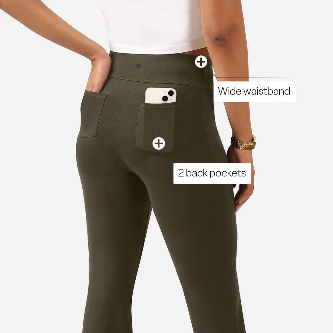AM:PM Cotton Flare Pants - BlissClub
