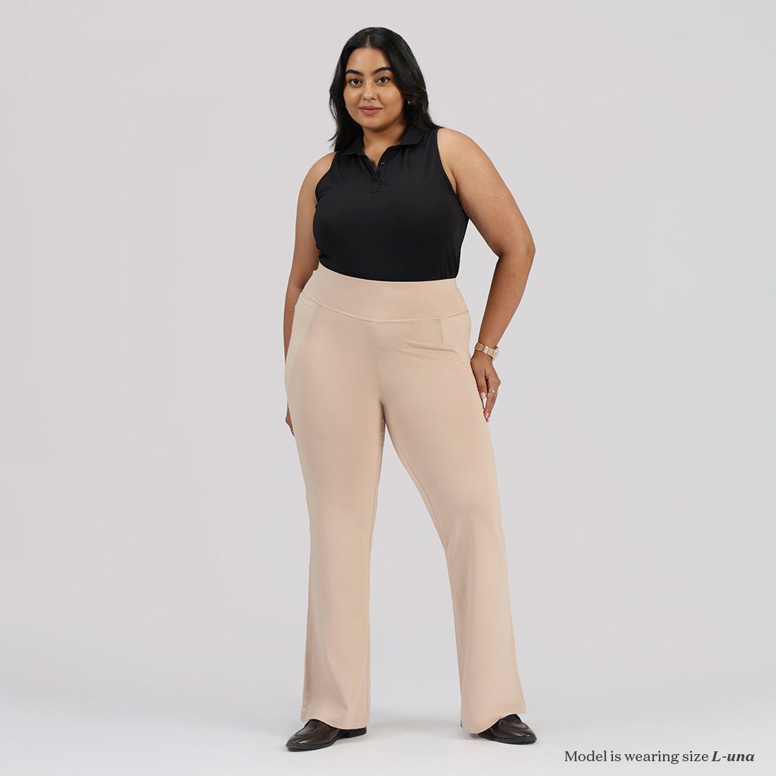 AM:PM Cotton Flare Pants - BlissClub