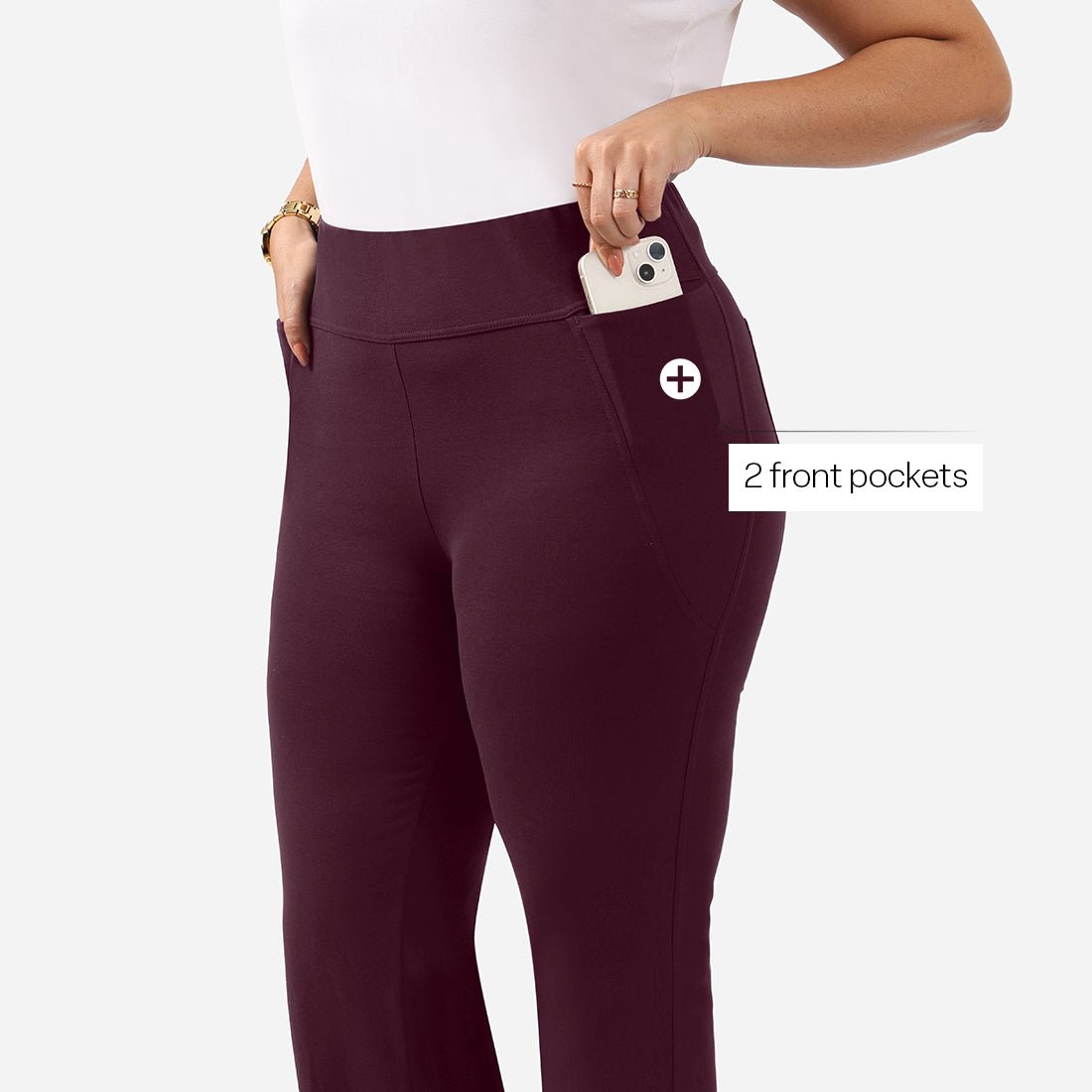 AM:PM Cotton Flare Pants Tall - BlissClub