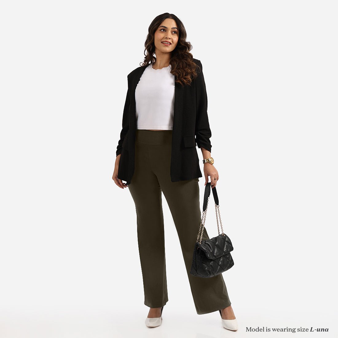 AM:PM Cotton Flare Pants Tall - BlissClub