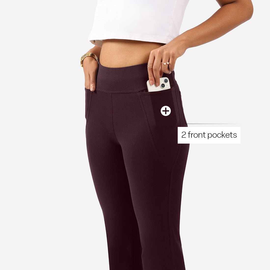 AM:PM Cotton Flare Pants Tall - BlissClub