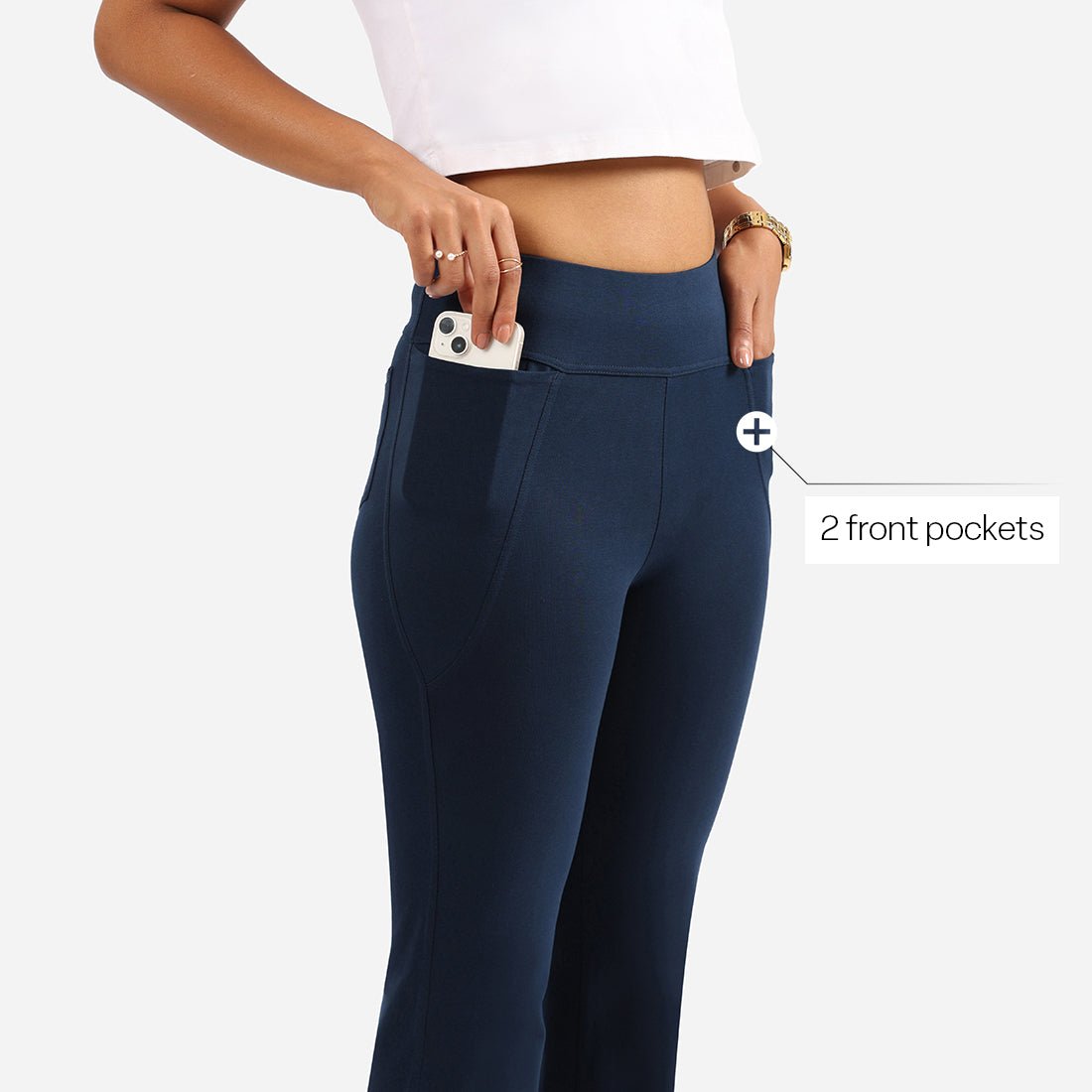 AM:PM Cotton Flare Pants Tall - BlissClub