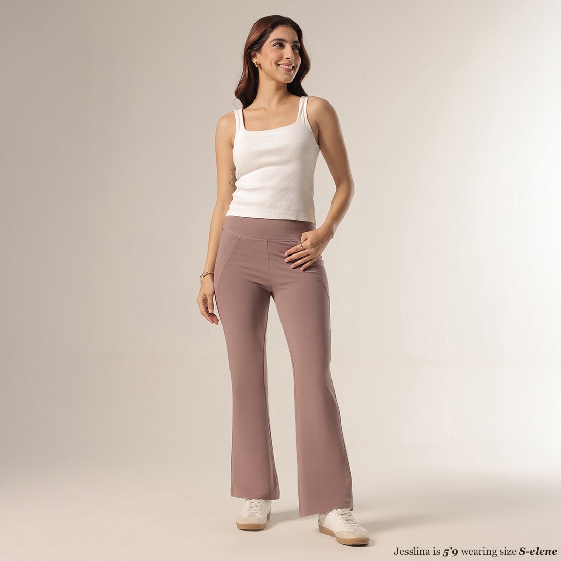 AM:PM Cotton Flare Pants Tall - BlissClub
