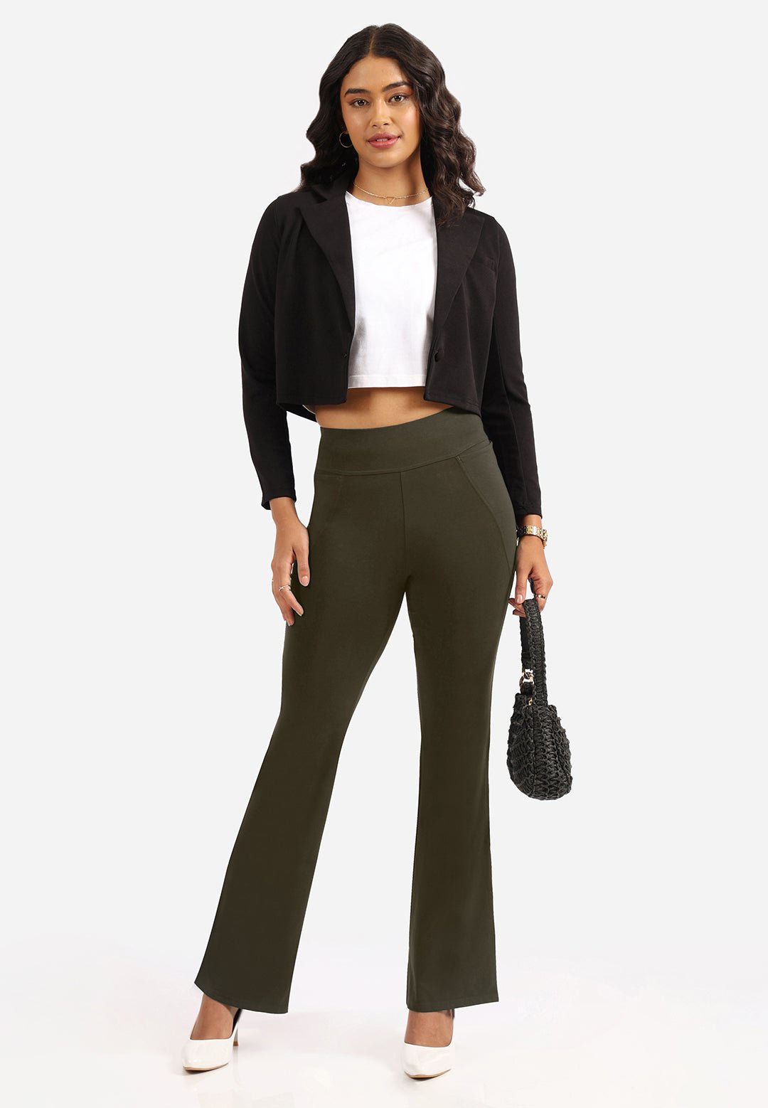 AM:PM Cotton Flare Pants Tall - BlissClub