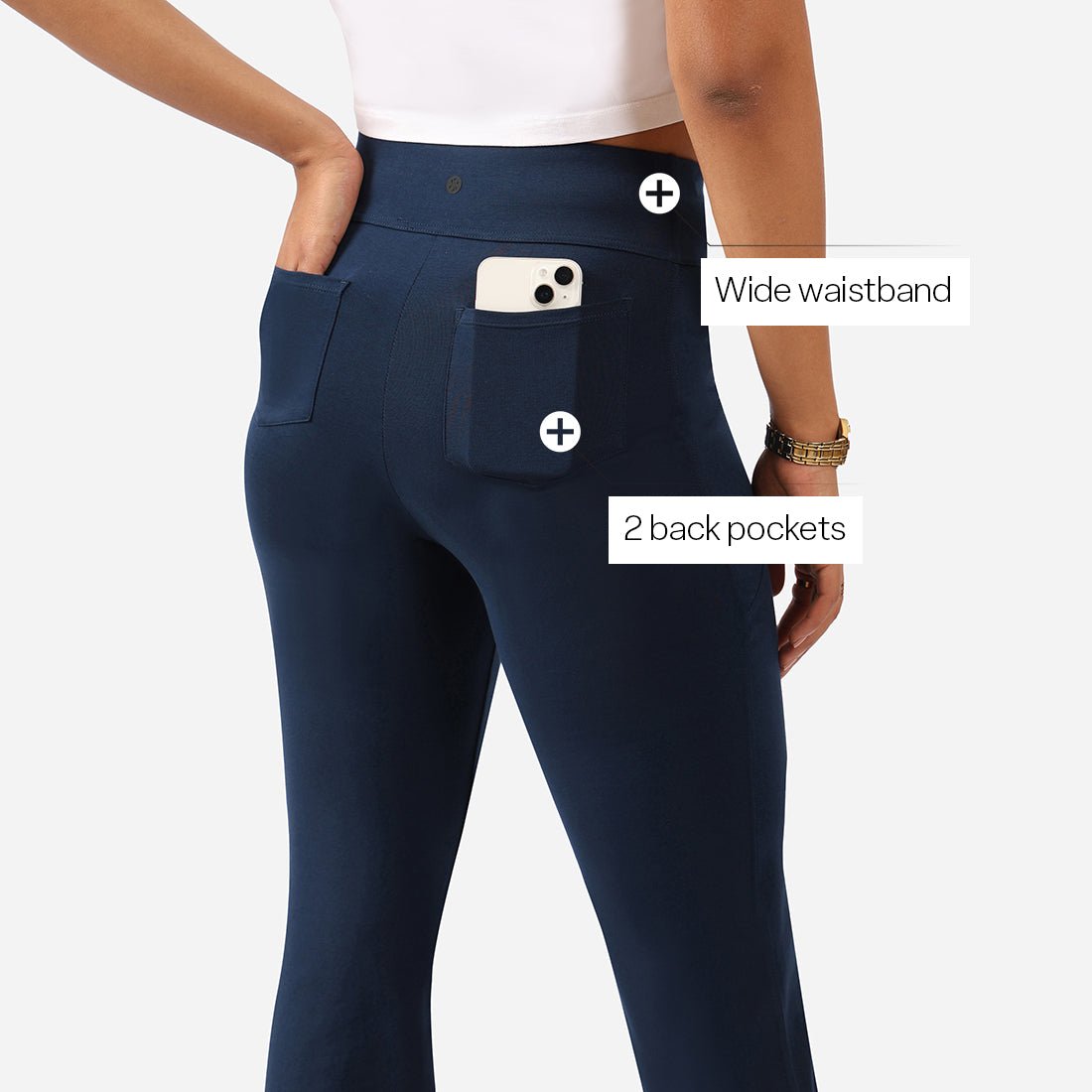 AM:PM Cotton Flare Pants Tall - BlissClub