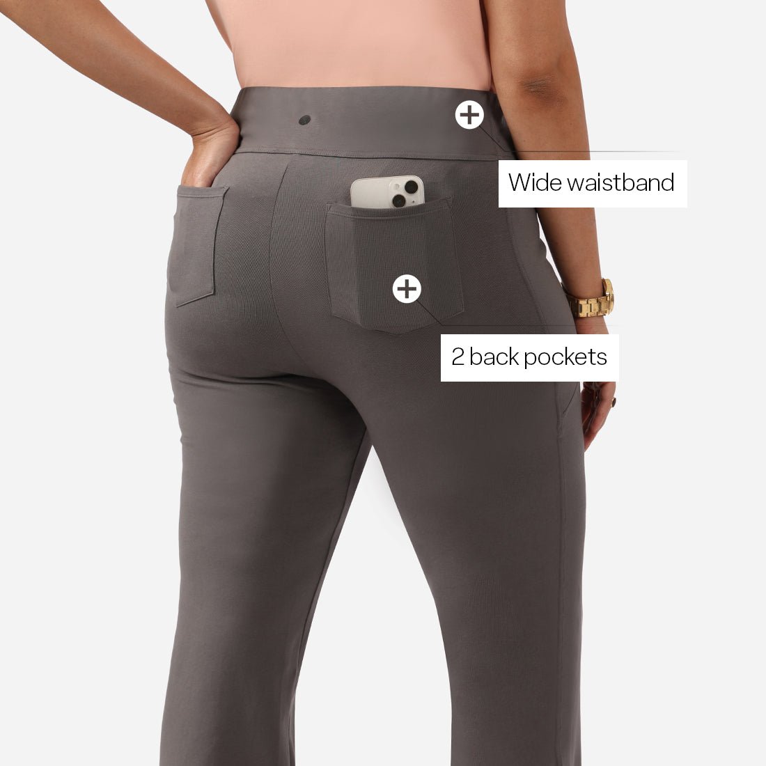 AM:PM Cotton Flare Pants Tall - BlissClub