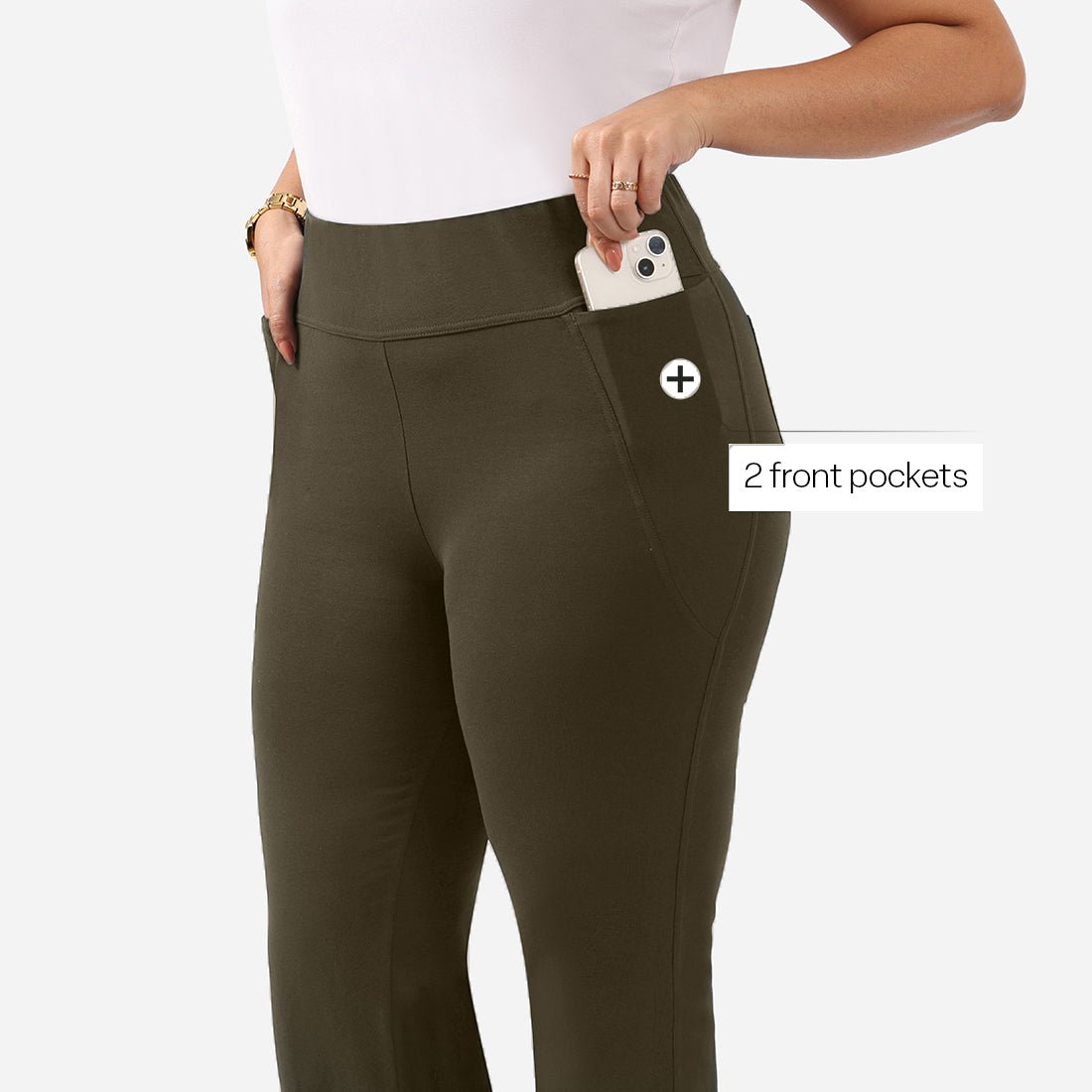 AM:PM Cotton Flare Pants Tall - BlissClub