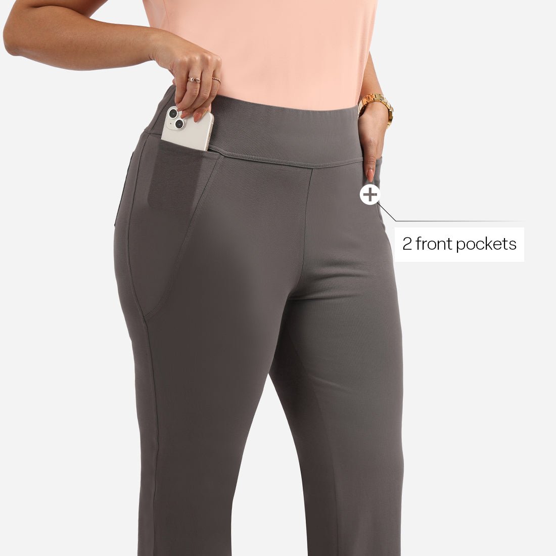 AM:PM Cotton Flare Pants Tall - BlissClub