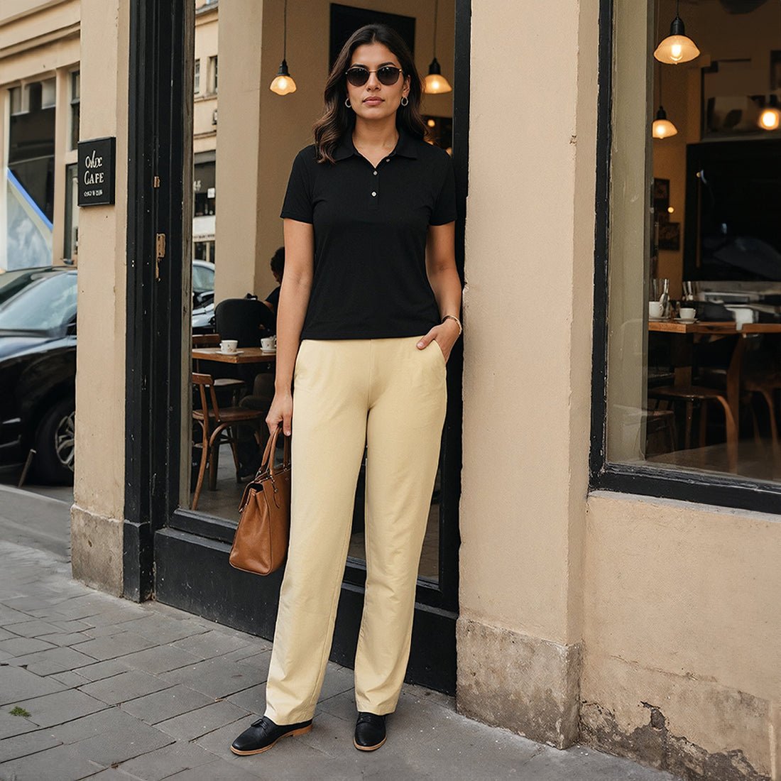 AM:PM Cotton Straight Pants - BlissClub