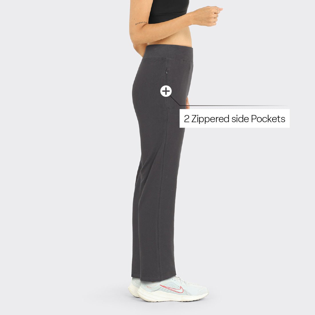 AM:PM Cotton Straight Pants - BlissClub