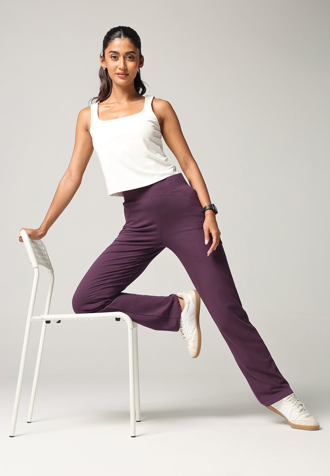 AM:PM Cotton Straight Pants - BlissClub