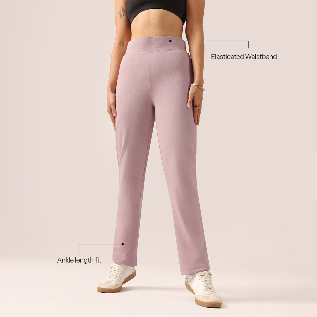 AM:PM Cotton Straight Pants - BlissClub