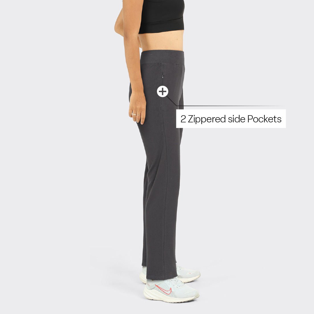 AM:PM Cotton Straight Pants - BlissClub