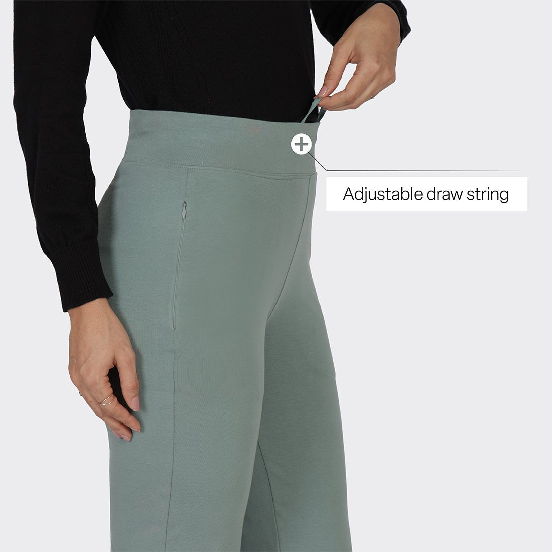 AM:PM Cotton Straight Pants - BlissClub