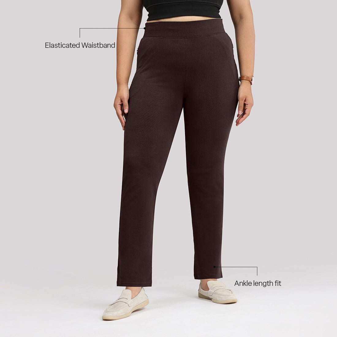 AM:PM Cotton Straight Pants - BlissClub