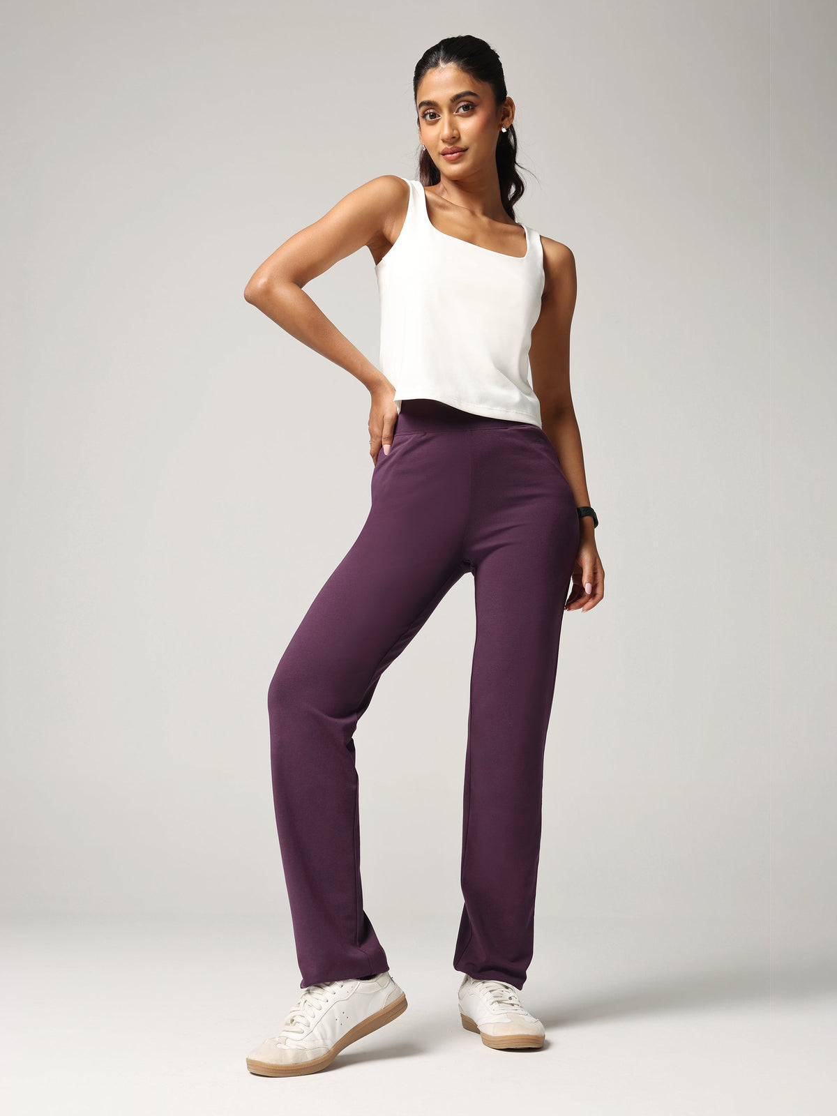 AM:PM Cotton Straight Pants - BlissClub