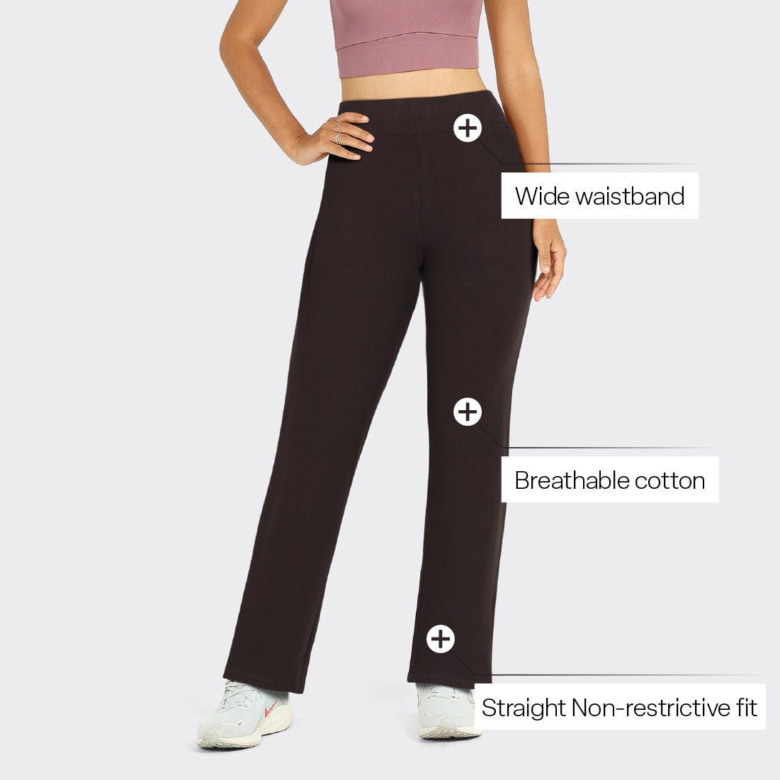 AM:PM Cotton Straight Pants Tall - BlissClub