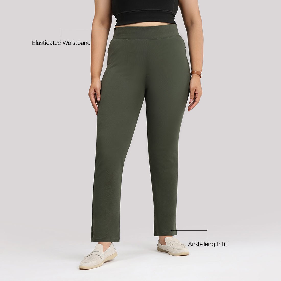 AM:PM Cotton Straight Pants Tall - BlissClub