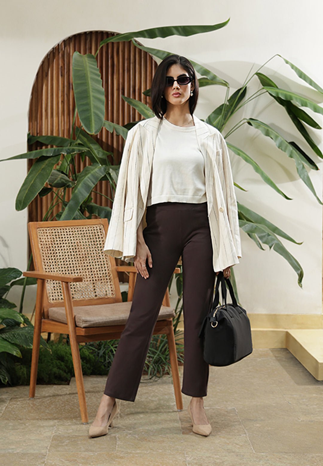 AM:PM Cotton Straight Pants Tall - BlissClub